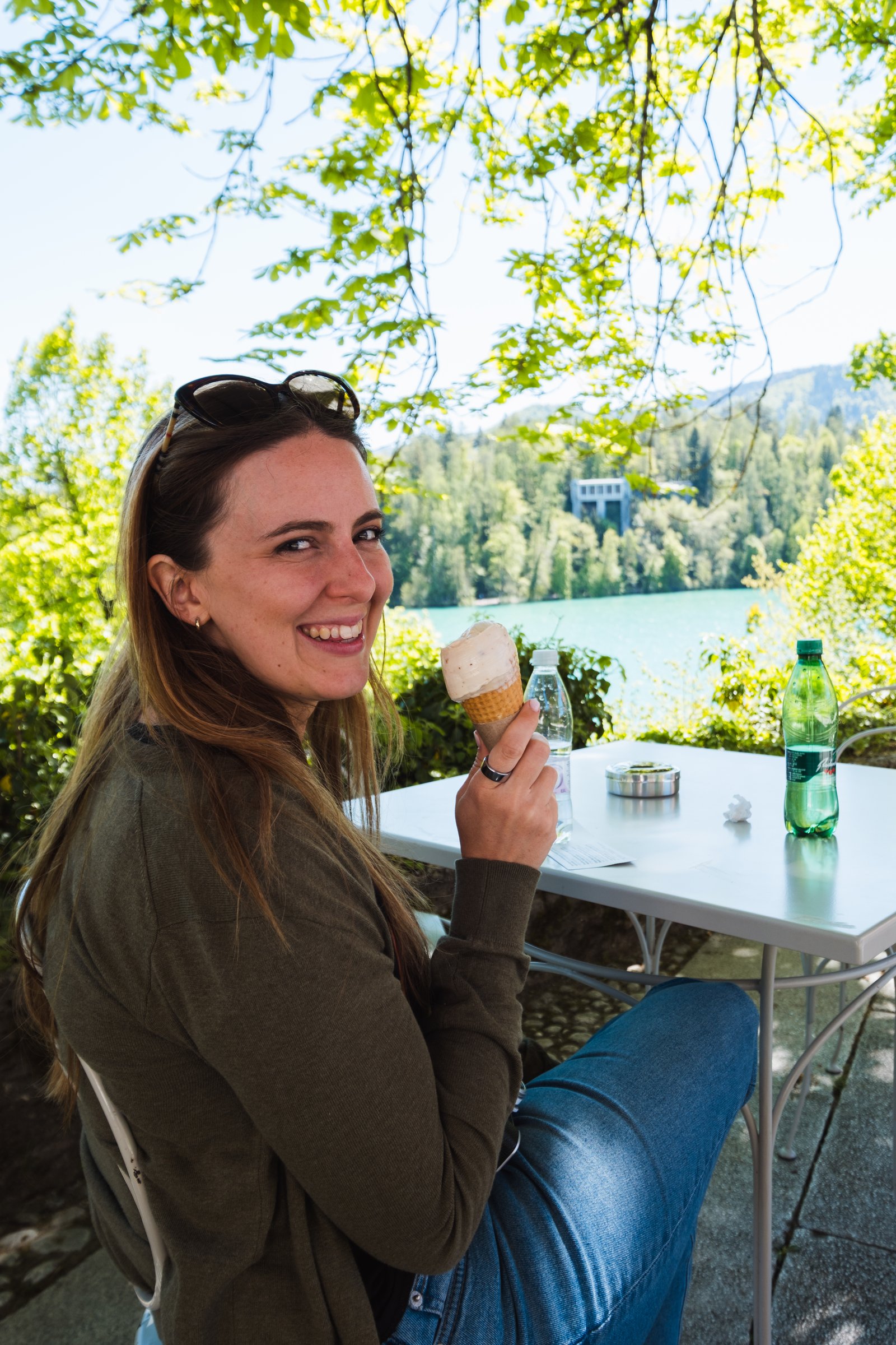 Kay with ice cream