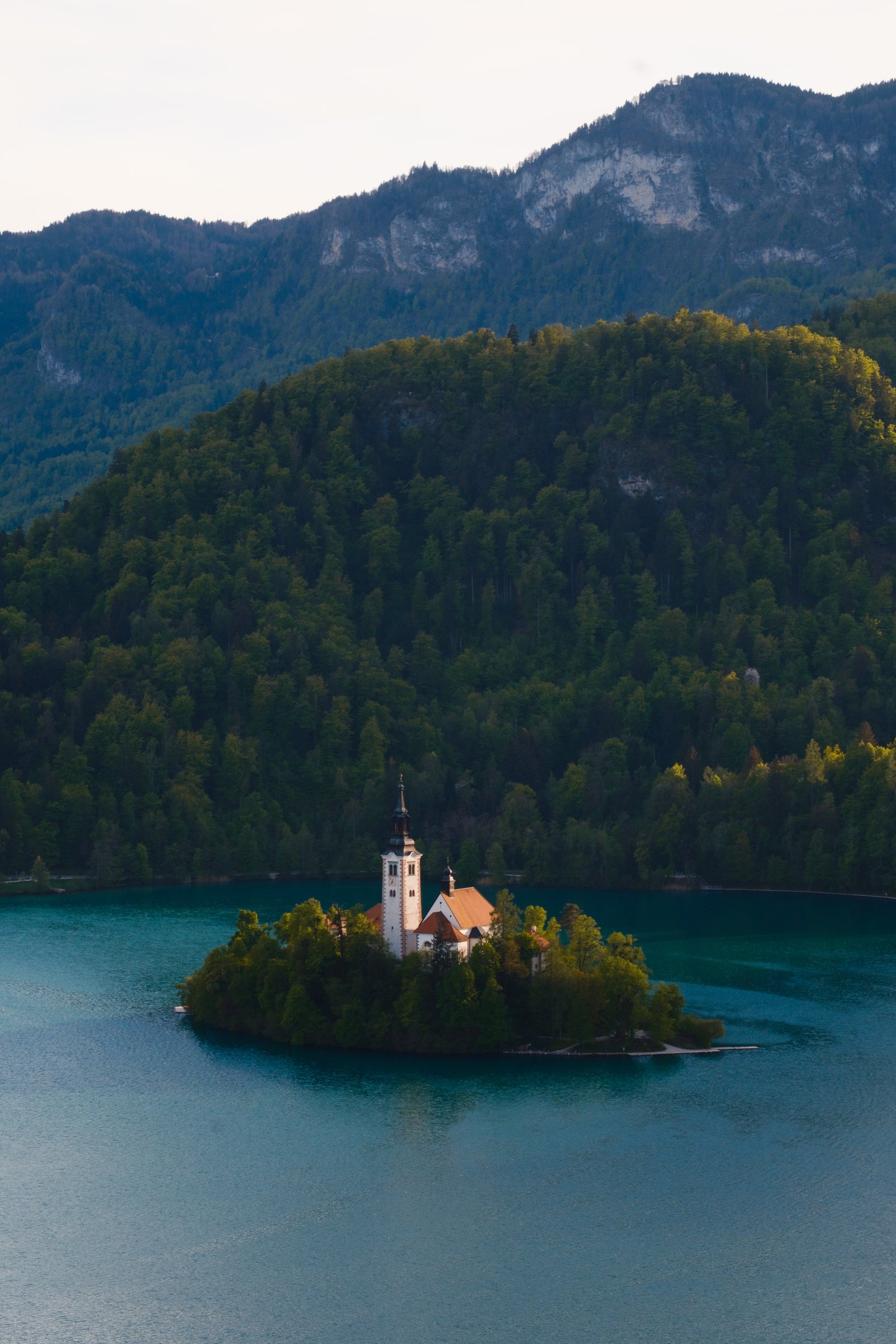 Bled Island at dusk