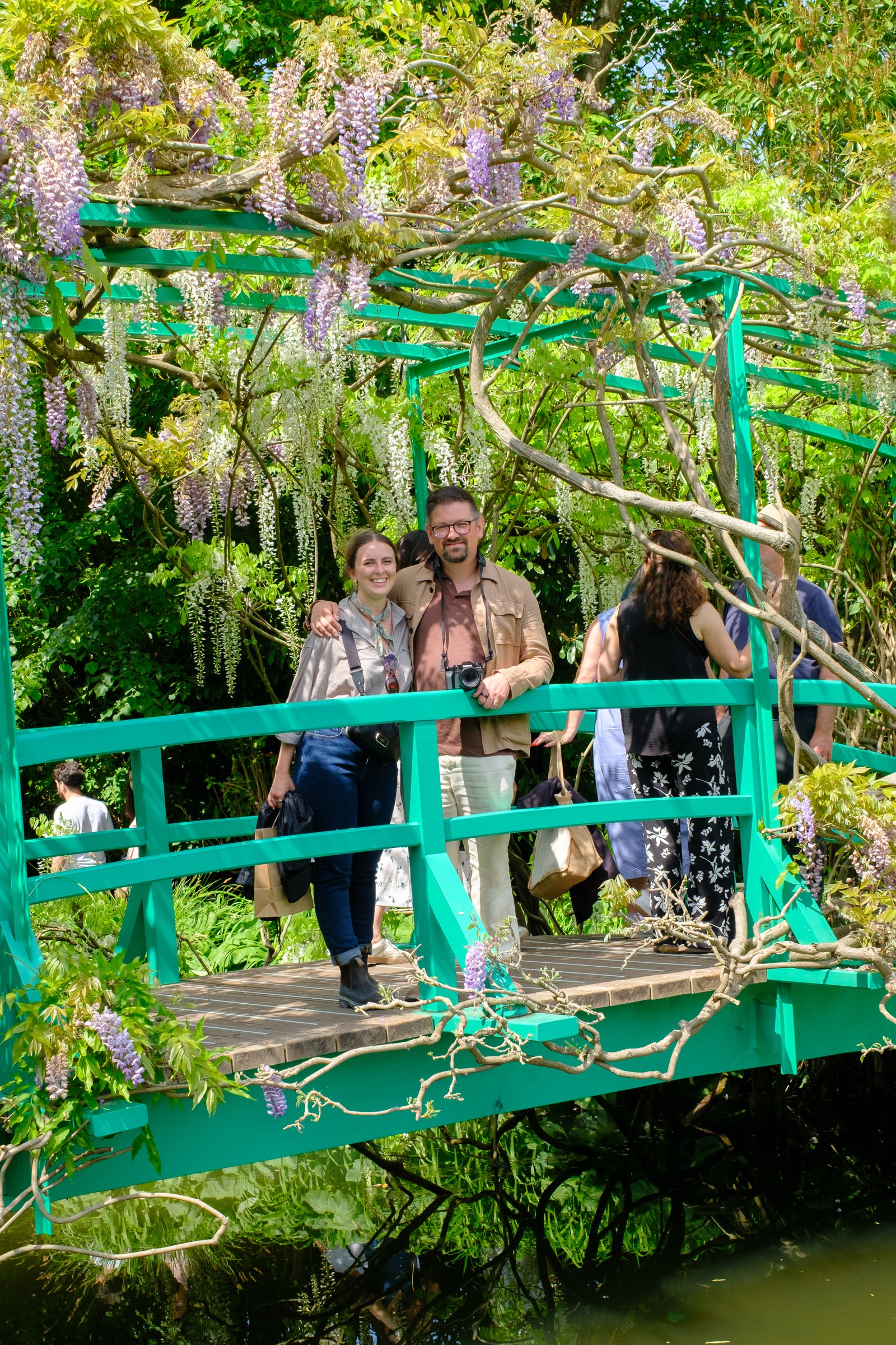 Together on the Japanese bridge