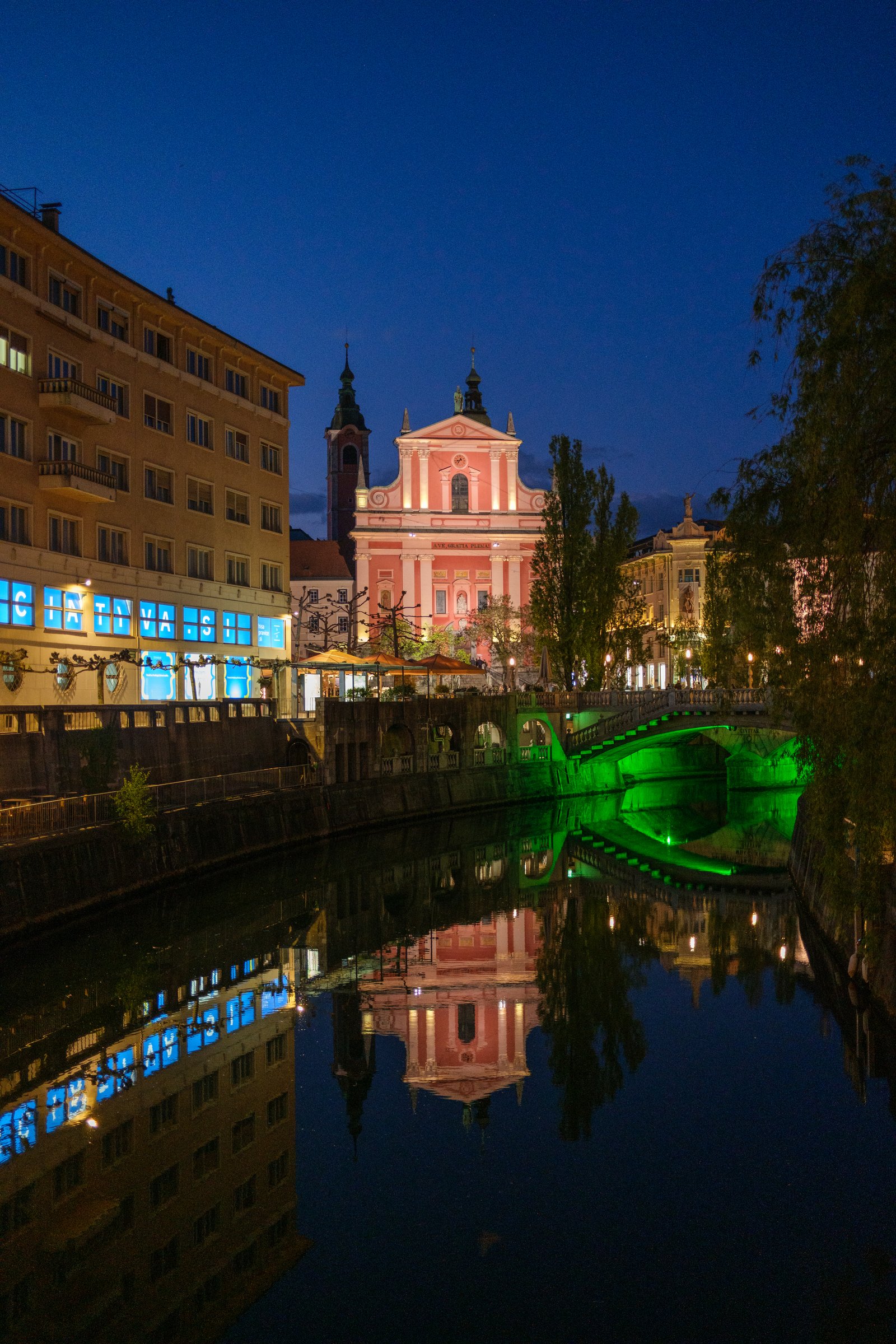 Ljubljana at night