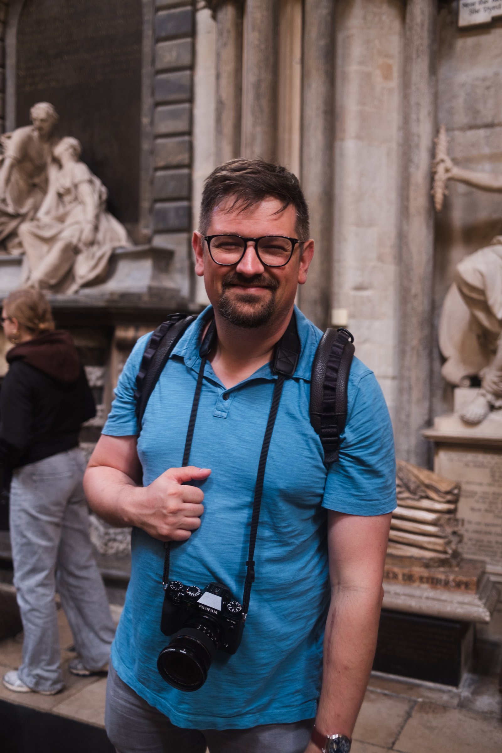 Joshua at Westminster Abbey