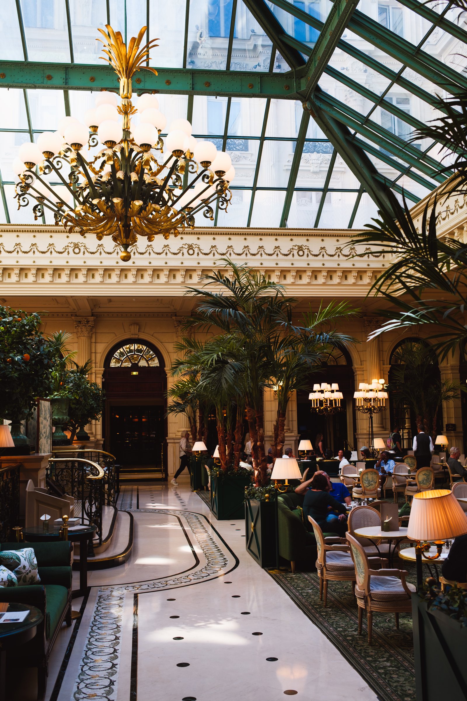 Grand hotel atrium