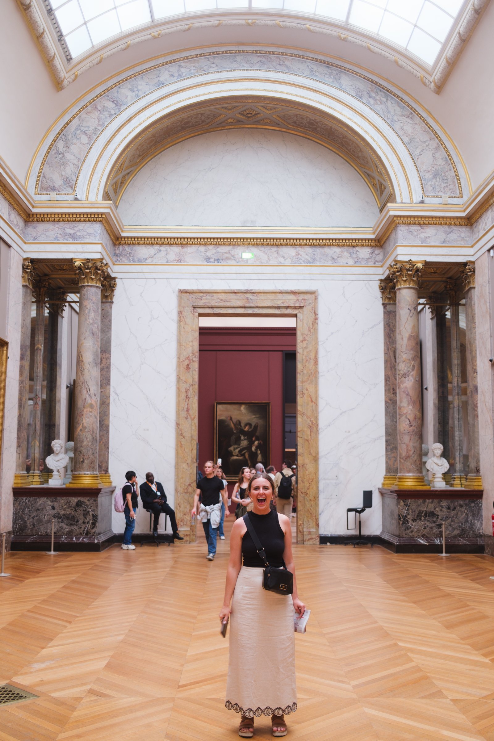 Kay in the Louvre