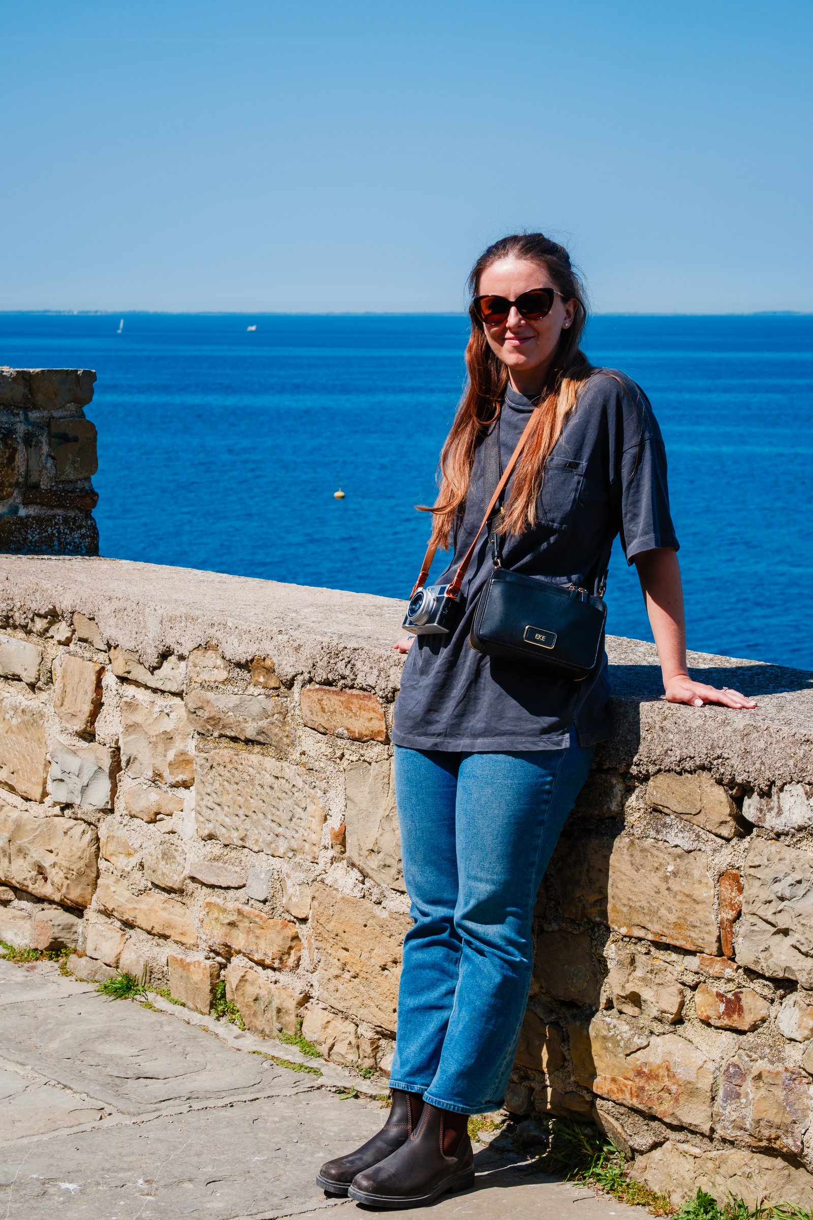Kay overlooking the Adriatic