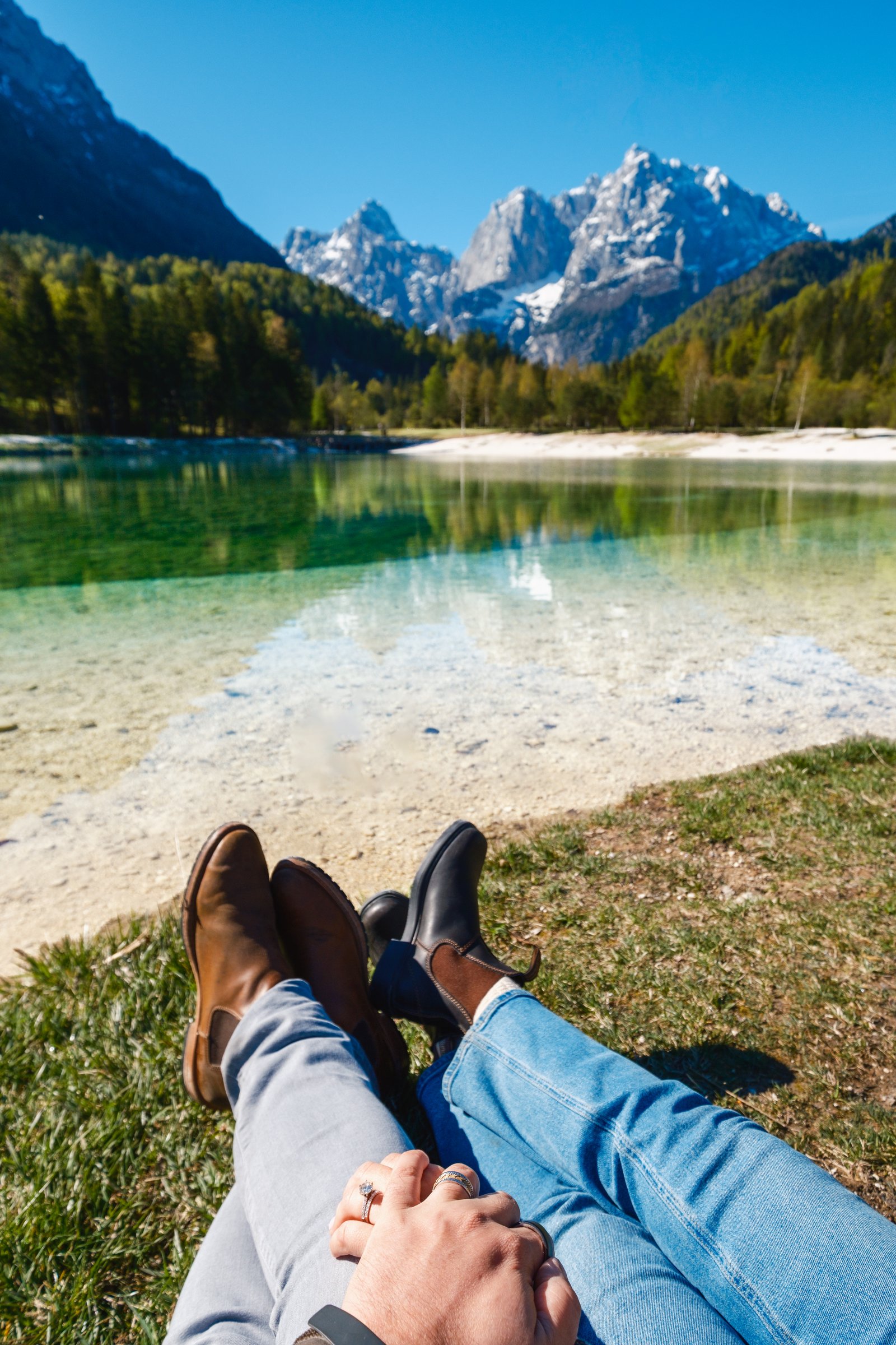 Relaxing at the lake