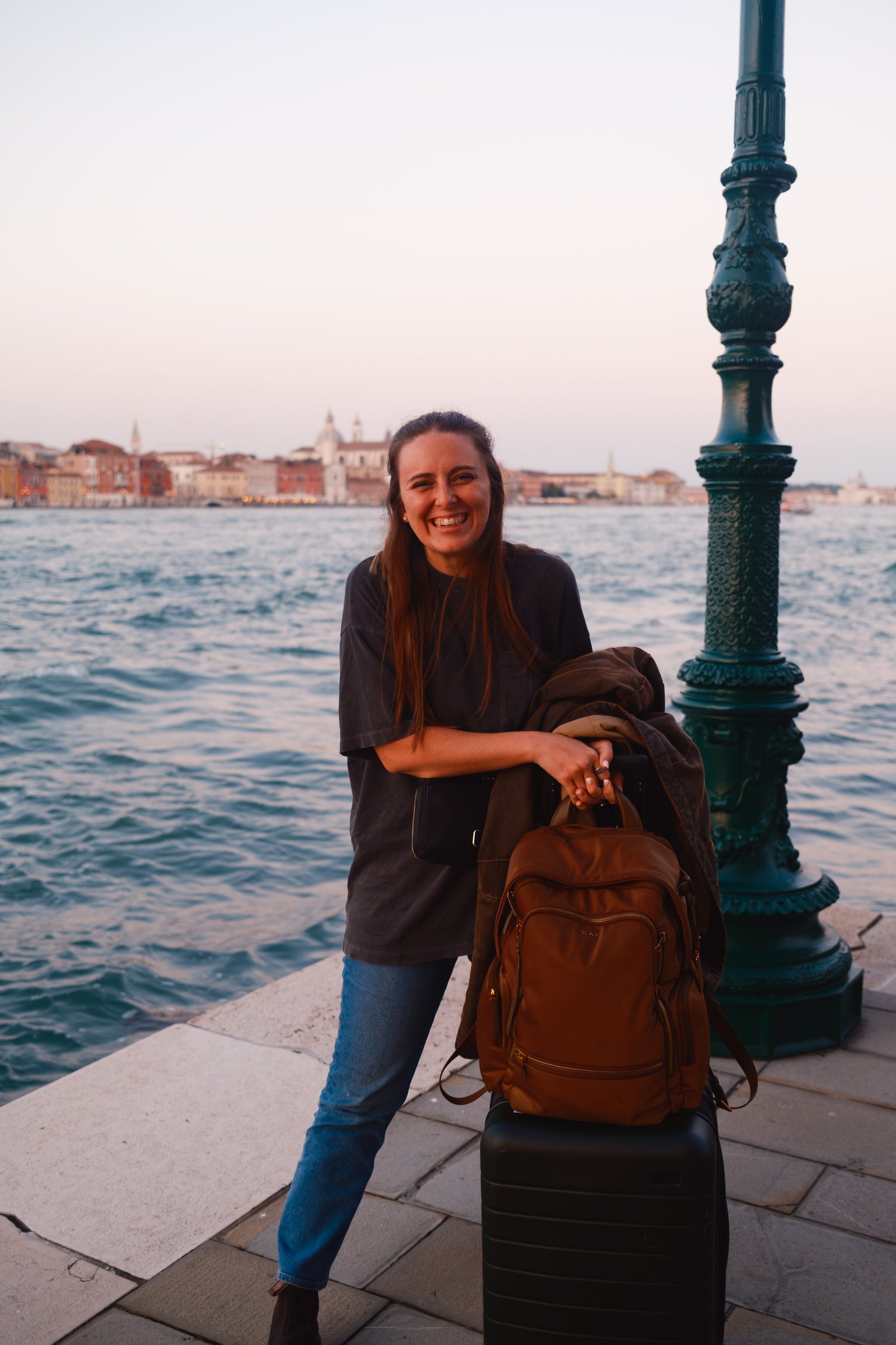 Arriving in Venice at dusk