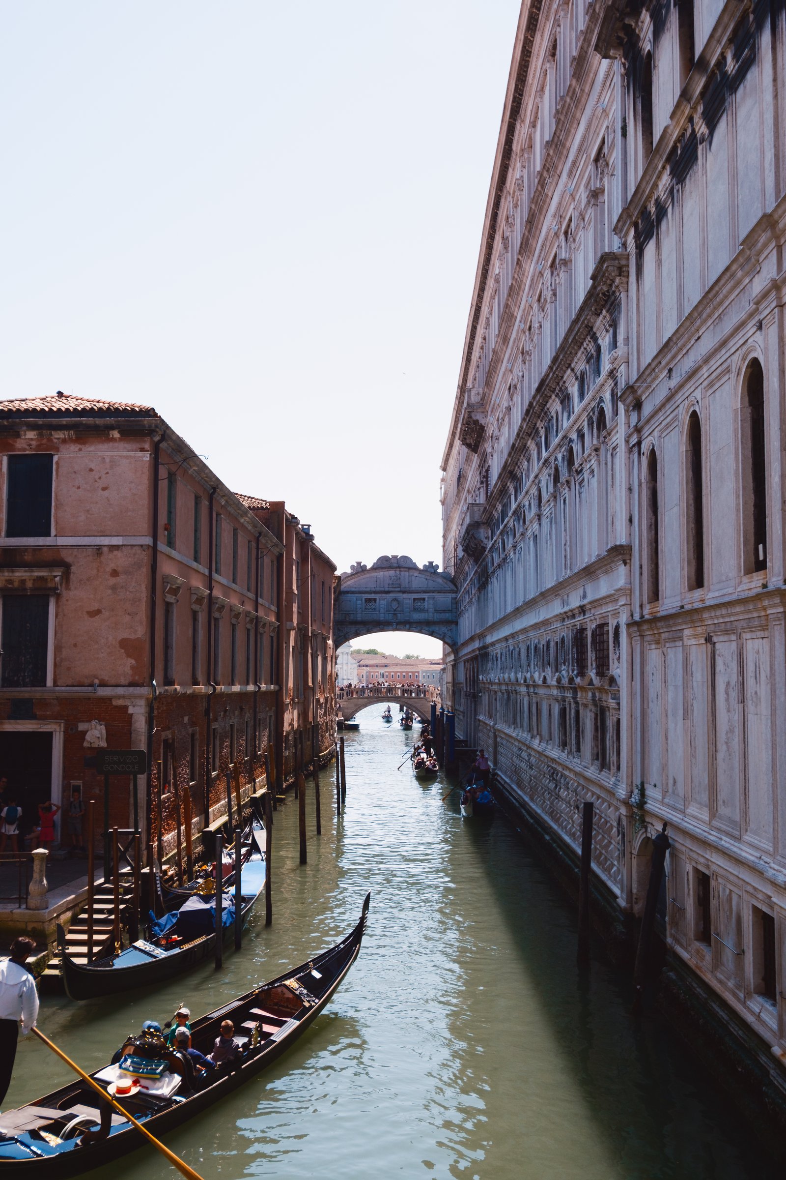 Bridge of Sighs from canal
