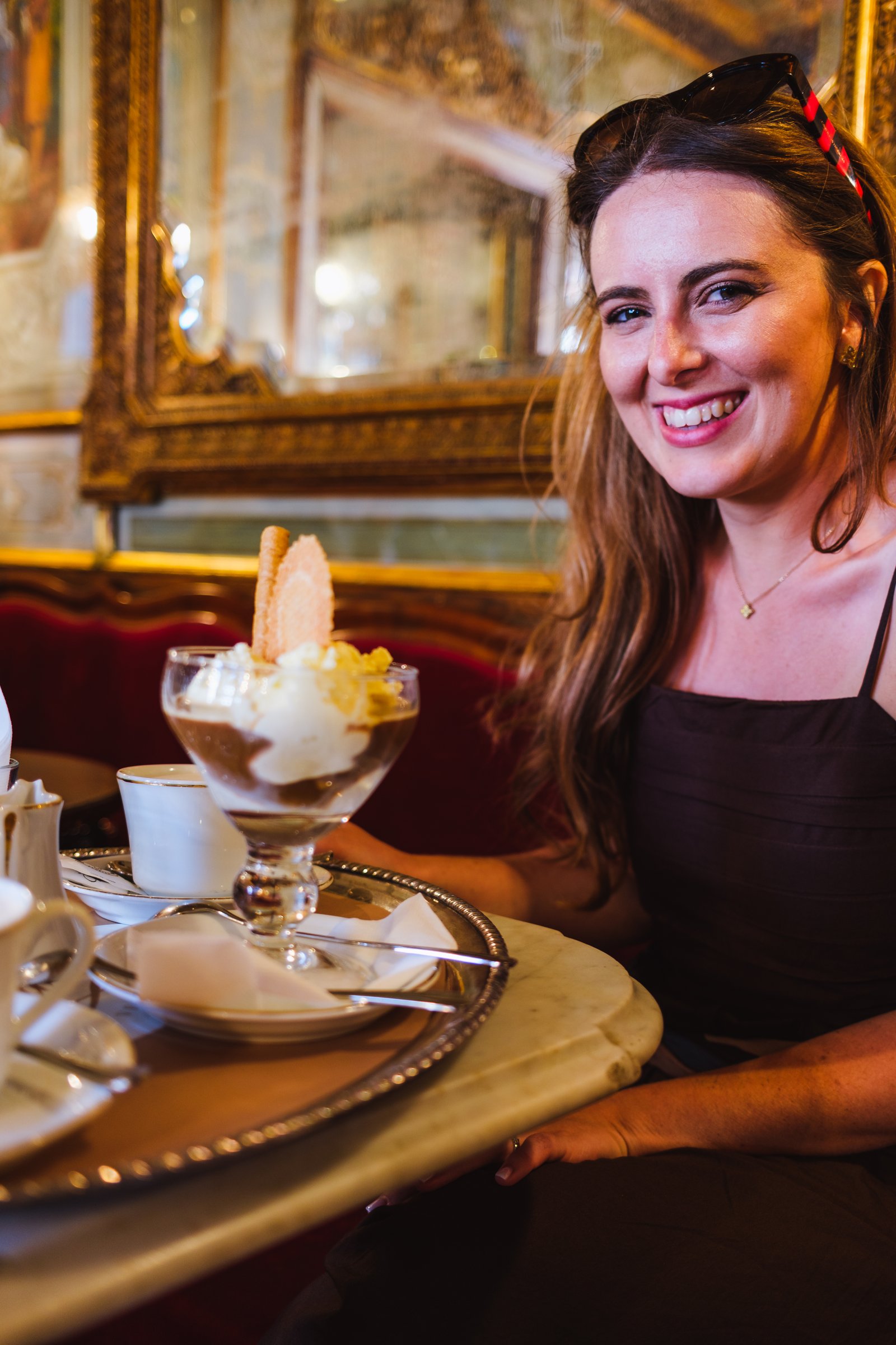 Kay at Caffe Florian