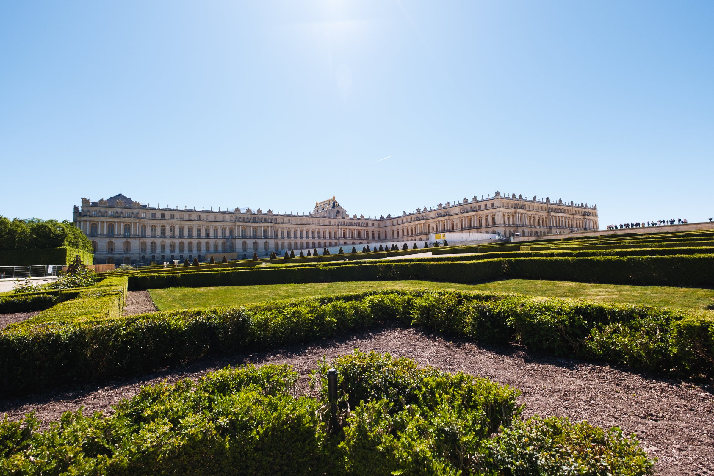 Versailles from the gardens